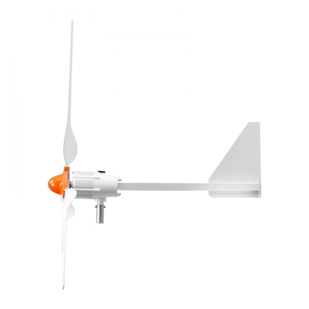 VEVOR 1500W 24V Wind Turbine Generator, 3-Blade Wind Turbine Kit with Wind/Solar Hybrid Controller, Efficient 3-Phase AC Permanent Wind Power Generator for RV Boat Home Farm (Tower Pole Not Included)