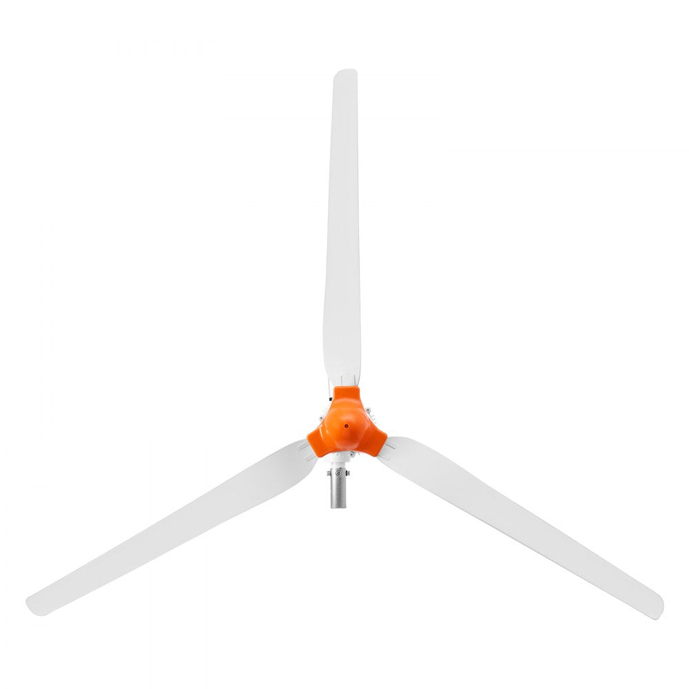 VEVOR 1500W 24V Wind Turbine Generator, 3-Blade Wind Turbine Kit with Wind/Solar Hybrid Controller, Efficient 3-Phase AC Permanent Wind Power Generator for RV Boat Home Farm (Tower Pole Not Included)