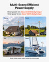 VEVOR 1000W 12V Wind Turbine Generator, 3-Blade Wind Turbine Kit with Wind/Solar Hybrid Controller, Efficient 3-Phase AC Permanent Wind Power Generator for RV Boat Home Farm (Tower Pole Not Include)