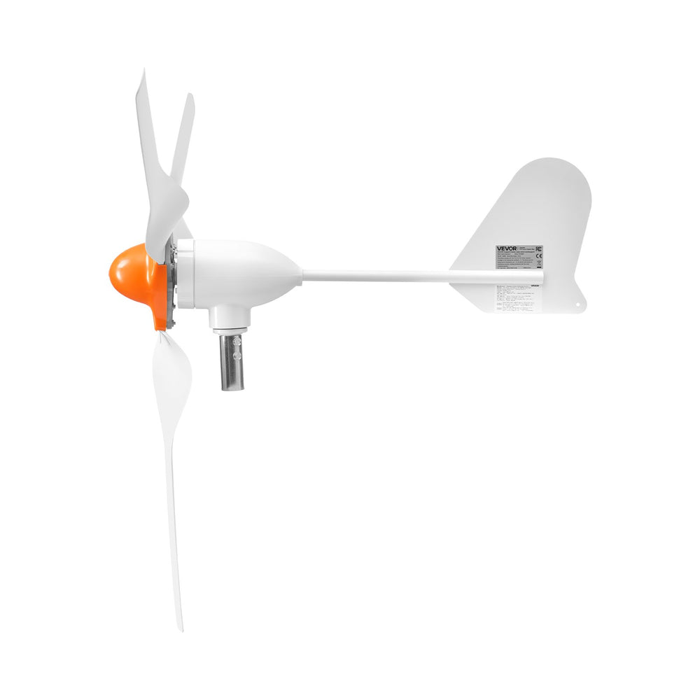 VEVOR 1000W 12V Wind Turbine Generator, 3-Blade Wind Turbine Kit with Wind/Solar Hybrid Controller, Efficient 3-Phase AC Permanent Wind Power Generator for RV Boat Home Farm (Tower Pole Not Include)