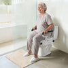 VEVOR Raised Toilet Seat with Arms, 300 lbs Load Capacity, 3-Level Adjustable Height, Widened Commode Elevated Toilet Seat Riser with Padded Handles for Seniors, Elderly, Handicap, Disabled, Adults