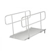 VEVOR Wheelchair Ramp with Handrails, 71.1 x 32.7 in, Heavy Duty Wide Aluminum Wheelchair Ramp with Adjustable Legs, 1000 lbs Capacity, Portable Threshold Ramps for Home Steps, Stairs, Doorways, Curbs