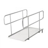 VEVOR Wheelchair Ramp with Handrails, 71.1 x 32.7 in, Heavy Duty Wide Aluminum Wheelchair Ramp with Adjustable Legs, 1000 lbs Capacity, Portable Threshold Ramps for Home Steps, Stairs, Doorways, Curbs