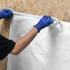 VEVOR House Wrap, 9 x 75 ft, 0.13 mm Thick Vapor Barrier, Heavy Duty Plastic Sheeting for Tear-resistant, Drop Cloth Vapor Barrier Covering for Residential & Commercial Construction, White