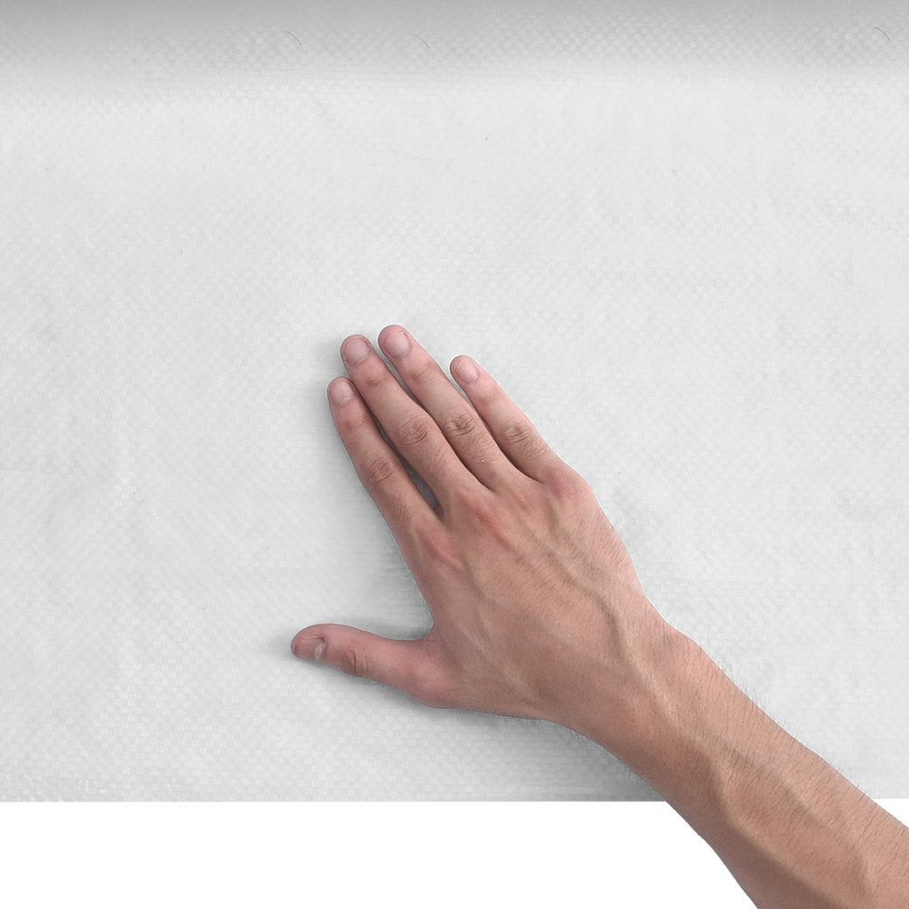 VEVOR House Wrap, 9 x 75 ft, 0.13 mm Thick Vapor Barrier, Heavy Duty Plastic Sheeting for Tear-resistant, Drop Cloth Vapor Barrier Covering for Residential & Commercial Construction, White