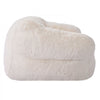 VEVOR Bean Bag Chair, BeanBag Sofa Chair with Armrests for Adults, Fluffy Plush & High-Density Foam Filling Adult Bean Bag with Zapper, Comfy Lazy Sofa Chair Ideal for Living Room, Bedroom, Beige