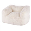 VEVOR Bean Bag Chair, BeanBag Sofa Chair with Armrests for Adults, Fluffy Plush & High-Density Foam Filling Adult Bean Bag with Zapper, Comfy Lazy Sofa Chair Ideal for Living Room, Bedroom, Beige