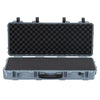 VEVOR Hard Rifle Case, Lockable Rifle Case with 4 Layers Pre-cut Foams, 36 in Gun Storage with Wheels, IP67 Waterproof & Dustproof Pistol Storage Cases for Rifles, Shotguns, Airsoft Guns, Grey