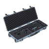 VEVOR Hard Rifle Case, Lockable Rifle Case with Pre-cut Foams, 40 in Gun Storage with Wheels, IP67 Waterproof & Dustproof Movable Large Pistol Storage for Rifles, Shotguns, Airsoft Guns, Grey