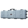 VEVOR Hard Rifle Case, Lockable Rifle Case with Pre-cut Foams, 50 in Movable Gun Storage with Wheels, IP67 Waterproof & Dustproof Pistol Storage for Rifle, Shotgun, Airsoft Gun, Grey