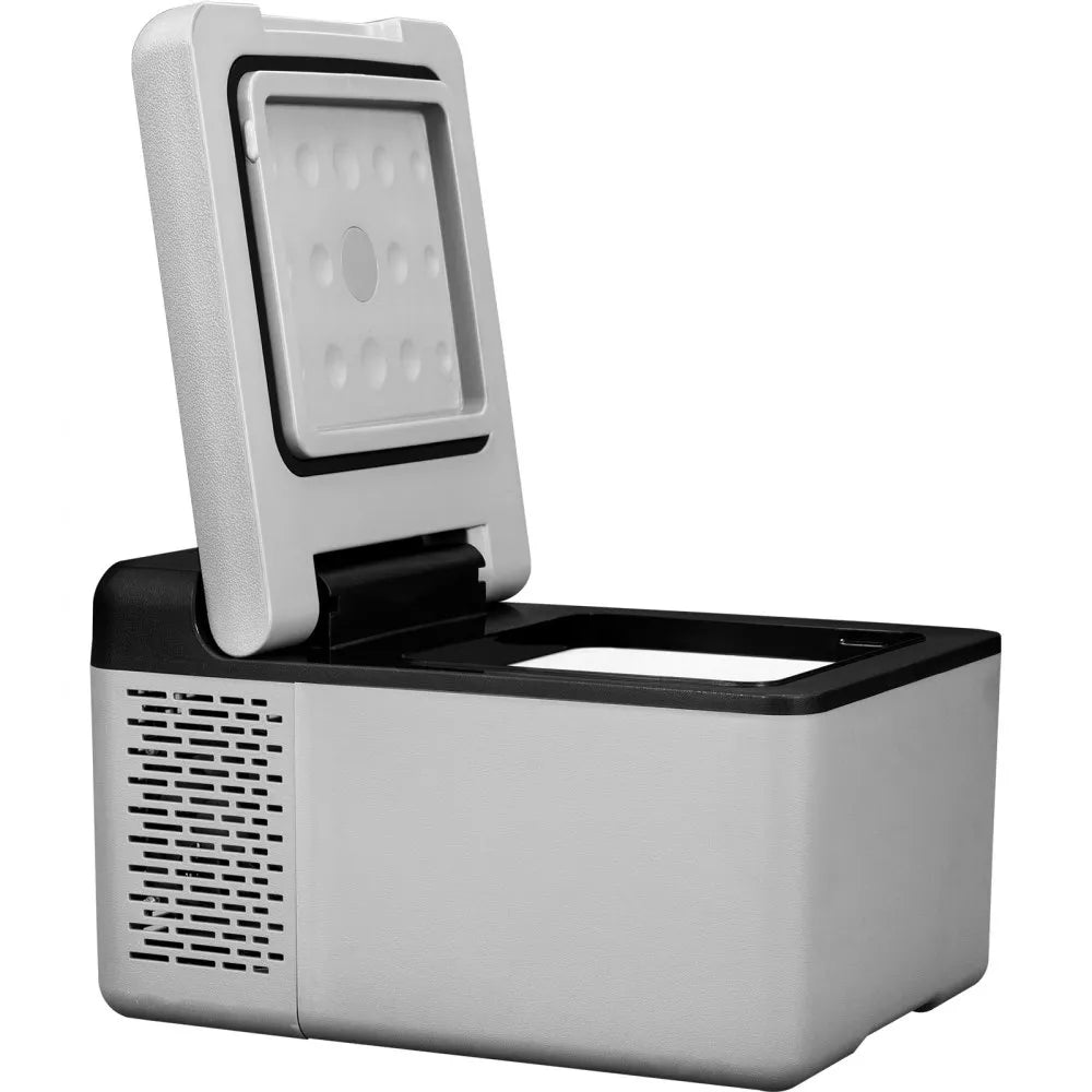 VEVOR 12 Volt Refrigerator 10 Qt, Portable Mini Freezer (-4℉~68℉) with APP Control Car Compressor Fridge Cooler 12V/24V DC and 110-220V AC For Camping, Road Trip, Travel, Outdoor and Home