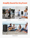 VEVOR PA system use cases for events, training and parties