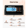VEVOR Digital Postal Scale, 0.2 lbs Dual Accuracy, 1100 lbs Commercial Weight Scale with Hold/Tare Function & LCD Display, Fit for Packages, Postage, Luggage, Battery and Power Adapter Included