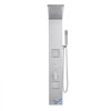 VEVOR Shower Panel Tower System with Rainfall Waterfall Shower Head, 53 in Brushed Stainless Steel Shower Column, 5-Function Faucet, Wall-Mount Rain Massage System with 2 Body Jet, Handheld, Tub Spout