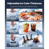 VEVOR Commercial Ice Maker Machine 760 Lbs/24H Stainless Steel Head Only, Ice-Making for Restaurant Bar Cafe Hotel, Ice Ready in 15 Mins, with Self-Cleaning, 234 pcs Ice Tray, Adjustable Thickness
