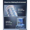 VEVOR Commercial Ice Maker Machine 760 Lbs/24H Stainless Steel Head Only, Ice-Making for Restaurant Bar Cafe Hotel, Ice Ready in 15 Mins, with Self-Cleaning, 234 pcs Ice Tray, Adjustable Thickness