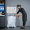 VEVOR Commercial Ice Maker Machine 690 Lbs/24H Stainless Steel Head Only, for Restaurant Bar Cafe, Ice Ready in 15 Mins, with Self-Cleaning, 270 pcs Ice Tray, Adjustable Thickness, AC220-240V 60Hz