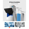 VEVOR Commercial Ice Maker Machine, 360LBS/24H Ice-Making Machine with 250LBS Large Storage Bin, Auto Self-Cleaning Ice Maker with Touchscreen for Bar Cafe Restaurant Business Commercial