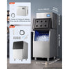 VEVOR Commercial Ice Maker Machine 370 Lbs/24H Ice-Making Stainless Steel, for Bar Cafe Restaurant Business, Ice Ready in 15 Mins, Freestanding with 250 Lbs Ice Storage Bin and Auto Self-Cleaning