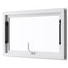 VEVOR Concession Window 36x24 in, Aluminum Alloy Frame Service Window for Food Truck, Up to 85 Degrees Stand Serving Window with Awning Door and Drag Hook, Rainwater Resistant for Concession Trailers