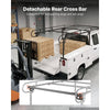 VEVOR Service Body Truck Ladder Rack 1000LBS Capacity Over-Cab Trucks Rack, 21"-31" Height Adjustable, Fit Single/Dual Rear Wheel Utility Truck, Heavy Duty Steel Support for Kayak Surfboard Lumber