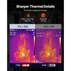 VEVOR Pro Thermal Imaging Camera, Upgraded 512 x 384 TISR Super Resolution, 3.45" LCD Infrared Thermal Imager with 2MP Visual Camera, 25HZ Refresh Rate, -4°F - 1022°F, 4 Image Modes & 7 Color Palettes