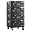 VEVOR 48V 100Ah LiFePO4 Lithium Battery, Built-in 100A BMS, 51.2V Server Rack LiFePO4 Battery with Bluetooth & Display, 5120Wh Capacity, 6000 Cycles, for Solar Energy Storage Home Backup Power, 4 Pack