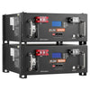 VEVOR 48V 100Ah LiFePO4 Lithium Battery, Built-in 100A BMS, 51.2V Server Rack LiFePO4 Battery with Bluetooth & Display, 5120Wh Capacity, 6000 Cycles, for Solar Energy Storage Home Backup Power, 2 Pack