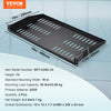VEVOR 2PCS 1U Server Rack Shelf, 10"/254 mm Depth, 50 lbs Max Load Capacity Vented Cantilever or Wall Mount Rack Mount Shelf with Tray, Good Air Circulation for 19" Network Cabinet or Equipment Rack
