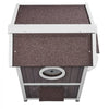 VEVOR Outdoor Cat House Weatherproof, Feral Cat Shelter for Multiple Cats, 2-story Large Outdoor Wooden Cat House with Doors, PVC Door Flaps, A Clear Window, 23"L x 26"W x 36"H