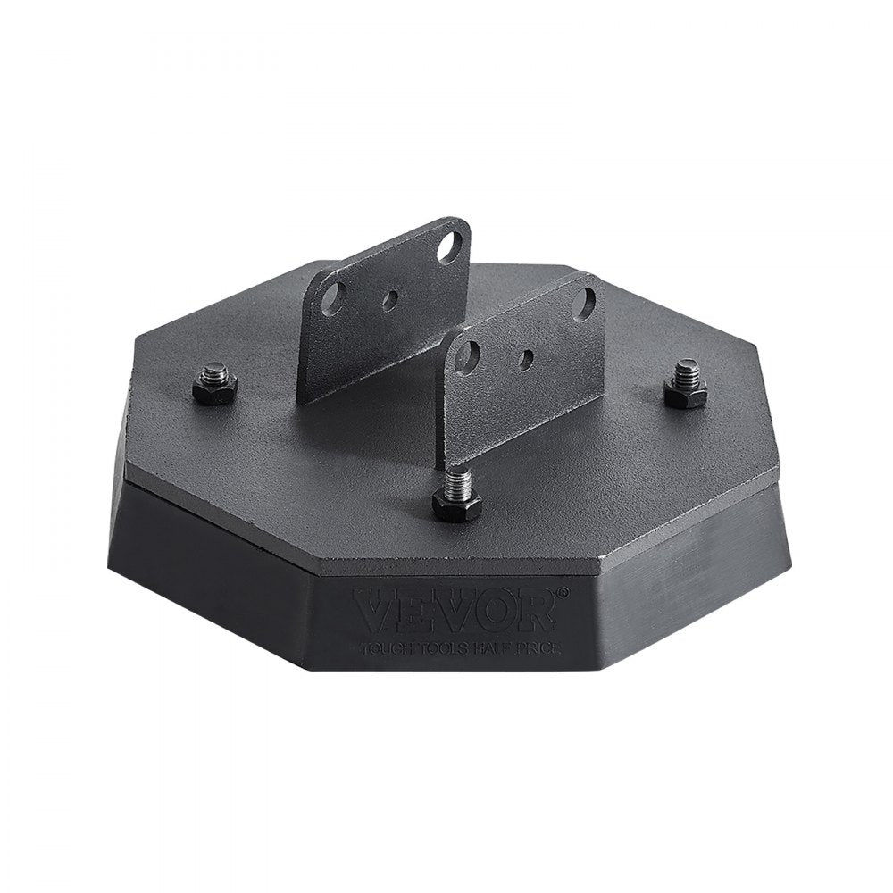 VEVOR RV Leveling Pads, 4-Pack Rubber Trailer Jack Pads, Each with 5000 lbs Capacity, Standard Jack Stabilizer Pad with Large Surface Area, Ideal for Scissor Jack Feet 5th Wheels Class A/C Motorhomes