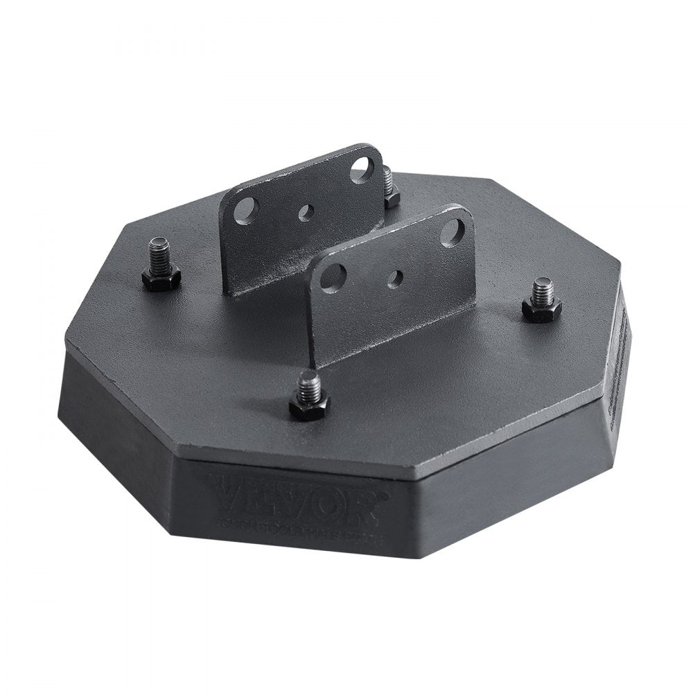 VEVOR RV Leveling Pads, 4-Pack Rubber Trailer Jack Pads, Each with 5000 lbs Capacity, Standard Jack Stabilizer Pad with Large Surface Area, Ideal for Scissor Jack Feet 5th Wheels Class A/C Motorhomes