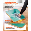 VEVOR Balance Board, 360° Rotating Wobble Board Trainer for Adults 3-Level Adjustable, Wooden Balance Training Equipment, Slip-Resistant Surface for Core Workout, Standing Desk Exercise, Home Gym