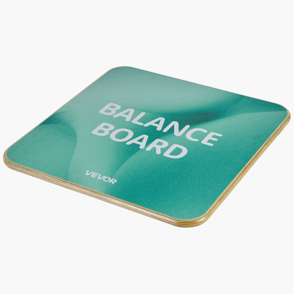VEVOR Balance Board, 360° Rotating Wobble Board Trainer for Adults 3-Level Adjustable, Wooden Balance Training Equipment, Slip-Resistant Surface for Core Workout, Standing Desk Exercise, Home Gym