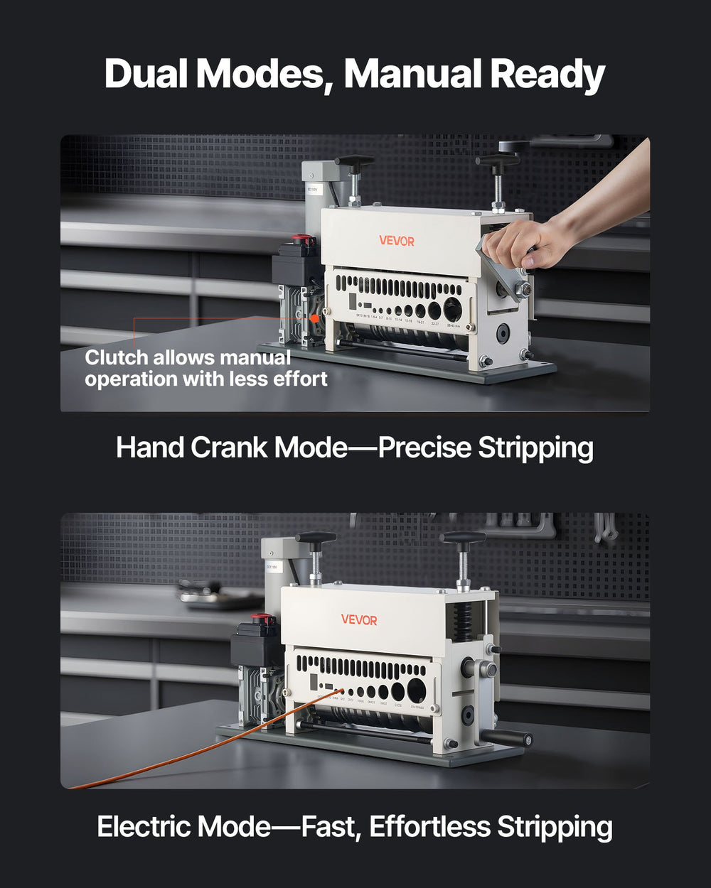 VEVOR Electric Wire Stripper Machine detail image