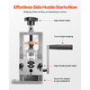 VEVOR Manual Wire Stripping Machine, 0.06-1 in, Copper Stripper with Hand Crank or Drill Powered, 64Mn Quenched Blades, 45# Steel Rollers, Aluminum Alloy Frame Wire Peeler, for Scrap Copper Recycling