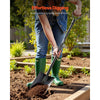 VEVOR Square Shovel, 48 in Heavy-Duty Flat Shovel, Transfer Shovels with Alloy Steel Blade and Non-Slip D-Handle, Detachable and Easy Storage, for Gardening, Construction, Digging, and Snow Shoveling