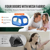 VEVOR Bed Tent, Pongee Fabric, 2 Doors Breathable Dream Tent with 0.33 in Fiber Poles on Bed Privacy, Full Size Block out Light Sleeping Bed Canopy, Fit for Kids Playhouse and Adults Sleeping Tent