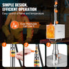 VEVOR Portable Propane Forge, 1 Burner Farrier Forge, 2600℉ Tool and Knife Making Blacksmithing Gas Forge, Large Capacity Square Stainless Steel Gas Forging Tools and Equipment for Metal Forging