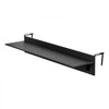 VEVOR Balcony Hanging Table, 12 x 32 in Folding Balcony Railing Table, Outdoor Balcony Bar Tables for Railings, 50 lbs Loading, Fit Railing from 1" to 4.3", Serving Tables for Patio & Deck