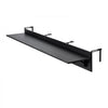 VEVOR Balcony Hanging Table, 12 x 59 in Folding Balcony Railing Table, Outdoor Balcony Bar Table for Railings, 50 lbs Loading, Fit Railing from 1" to 5.9", Serving Table for Patio & Deck