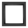 VEVOR Fire Pit Ring, 36x36 in Outer/30x30 in Inner Diameter, 10inch Height Square Fire Pit Insert, Heavy Duty Carbon Steel Liner DIY Campfire Ring above or In-Ground, for Outdoor Camping, Bonfires
