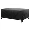 VEVOR Patio Furniture Cover, 420D Heavy Duty Waterproof Outdoor Dining Table and Chairs Cover, Large Rectangular Patio Table Covers with Air Vent for All Weather, 126L x 63W x 28H inch, Black
