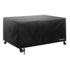 VEVOR Patio Furniture Cover, 420D Heavy Duty Waterproof Outdoor Dining Table and Chairs Cover, Large Squre Patio Table Covers with Air Vent for All Weather, 74L x 74W x 28H inch, Black