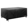 VEVOR Patio Furniture Cover, 420D Heavy Duty Waterproof Outdoor Dining Table and Chairs Cover, Large Rectangular Patio Table Covers with Air Vent for All Weather, 88L x 62W x 28H inch, Black