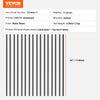 VEVOR Staircase Metal Balusters, 44'' x 0.5'' Square Aluminum Alloy Decorative Banister Spindles, 11 Pack Deck Baluster with Screws, Classic Hollow Straight Deck Railing Satin Black Powder Coated