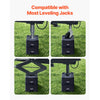 VEVOR Trailer Jack Blocks, 6" High Heavy Duty RV Leveling Blocks, Each with 6000 lbs Capacity, as RV Jack Stand, Stool, Camper Accessories, for Travel Trailers, 5th Wheels Class A/C Motorhomes, 2 Pcs