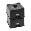 VEVOR Trailer Jack Blocks, 6" High Heavy Duty RV Leveling Blocks, Each with 6000 lbs Capacity, as RV Jack Stand, Stool, Camper Accessories, for Travel Trailers, 5th Wheels Class A/C Motorhomes, 2 Pcs
