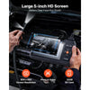 VEVOR Dual Lens Endoscope with Light, 5" HD IPS Screen Industrial Borescope Camera, 0.22-inch Slim Lens, 8X Zoom, IP67 Waterproof Inspection Snake Camera for Automotive, Plumbing (16.4FT Rigid Cable)