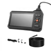 VEVOR Dual Lens Endoscope with Light, 5" HD IPS Screen Industrial Borescope Camera, 0.22-inch Slim Lens, 8X Zoom, IP67 Waterproof Inspection Snake Camera for Automotive, Plumbing (16.4FT Rigid Cable)